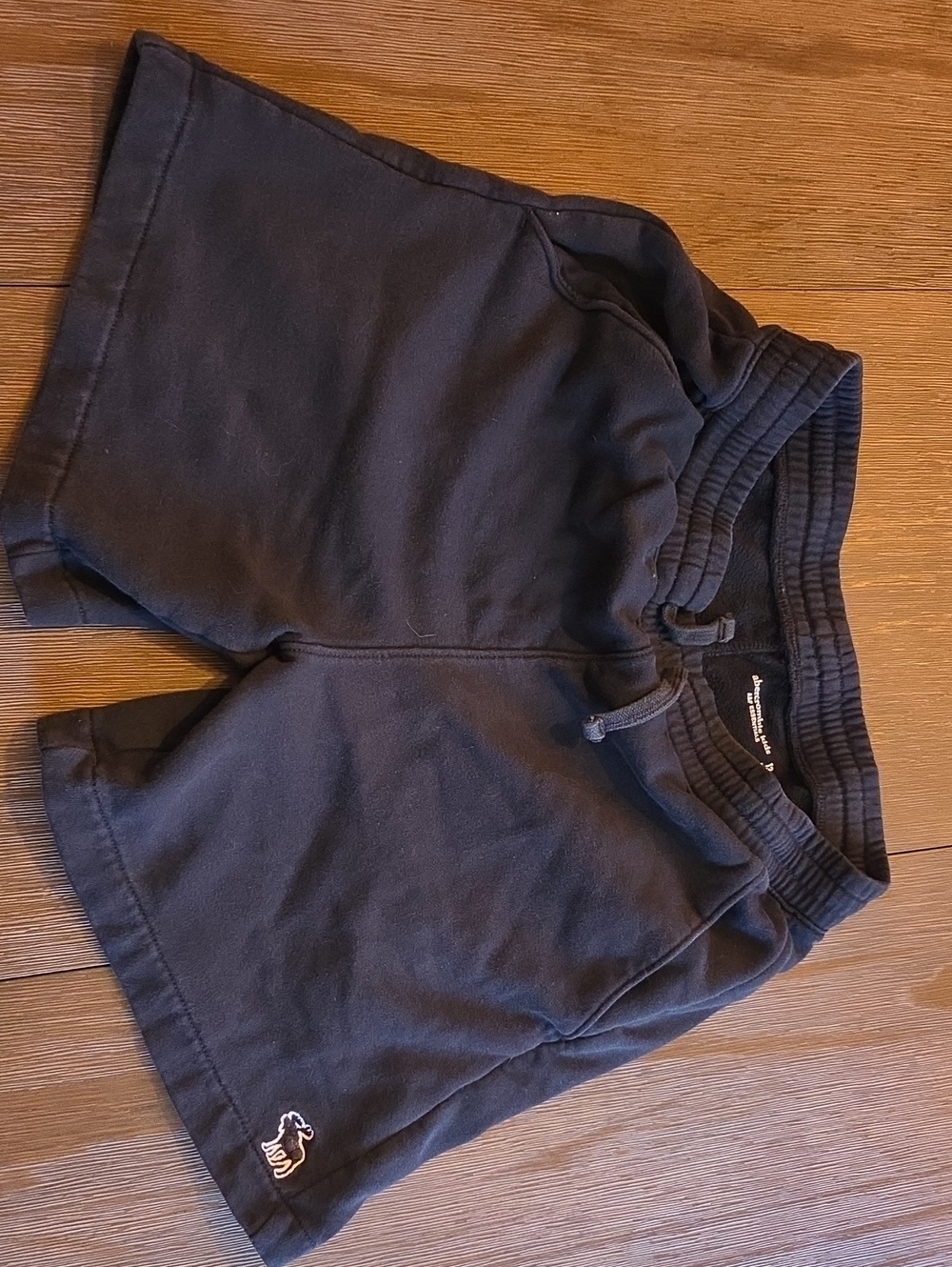 abercrombie kids black sz 13 / 14 casual pull-on shorts